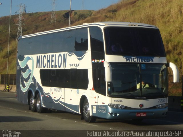 Michelon Turismo 2210 na cidade de Aparecida, São Paulo, Brasil, por Fabio Alcantara. Número da foto: #1909517.