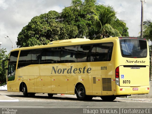 Viação Nordeste 8070 na cidade de Fortaleza, Ceará, Brasil, por Thiago Vinicius. Número da foto: #1910058.