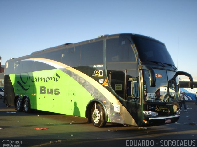 Diamond Bus Locação e Transportes 4100 na cidade de São Paulo, São Paulo, Brasil, por EDUARDO - SOROCABUS. ID da foto: 1909909.