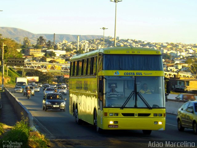 Costa Sul Turismo 1650 na cidade de Belo Horizonte, Minas Gerais, Brasil, por Adão Raimundo Marcelino. Número da foto: #1910876.