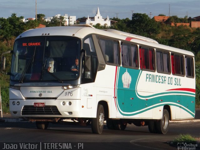 Empresa Expresso Princesa do Sul 176 na cidade de Teresina, Piauí, Brasil, por João Victor. Número da foto: #1909907.