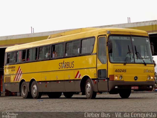 Viação Itapemirim 40245 na cidade de Vitória da Conquista, Bahia, Brasil, por Cleber Bus. ID da foto: 1909478.