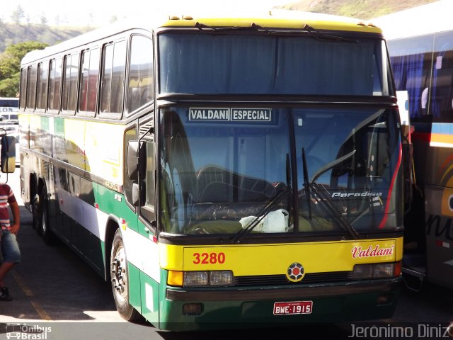 Valdani Turismo 3280 na cidade de Aparecida, São Paulo, Brasil, por Jerônimo Diniz. Número da foto: #1909771.