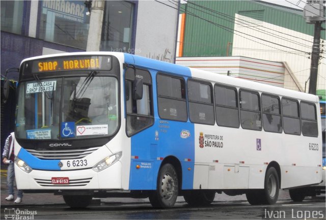 Transwolff Transportes e Turismo 6 6233 na cidade de São Paulo, São Paulo, Brasil, por Ivan da Silva Lopes. Número da foto: #1910352.