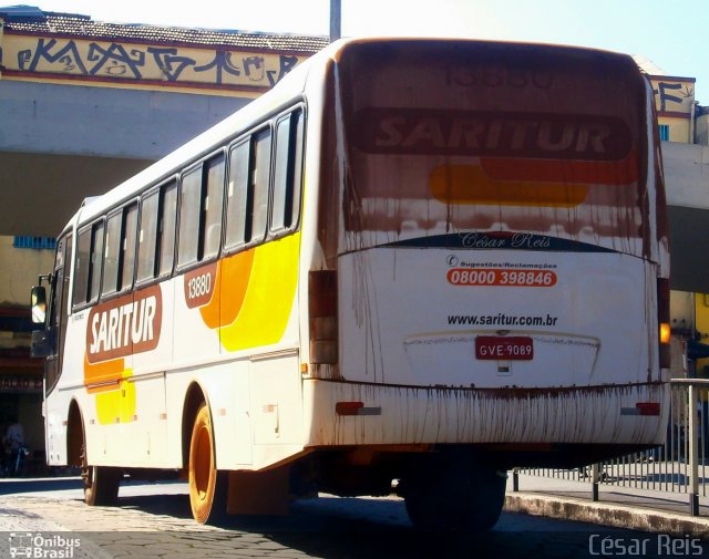 Saritur - Santa Rita Transporte Urbano e Rodoviário 13880 na cidade de Belo Horizonte, Minas Gerais, Brasil, por César Ônibus. ID da foto: 1959767.