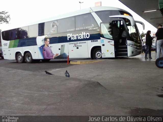 Planalto Transportes 1707 na cidade de São José do Rio Preto, São Paulo, Brasil, por José Carlos de Oliveira Olsen. Número da foto: #1960069.