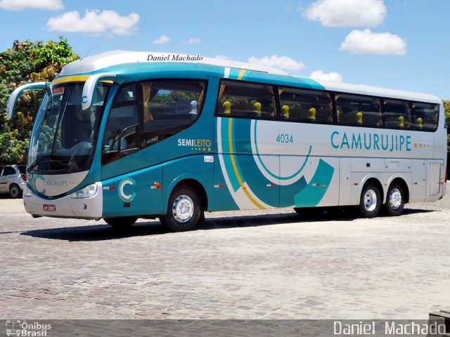 Auto Viação Camurujipe 4034 na cidade de Vitória da Conquista, Bahia, Brasil, por Daniel  Machado. ID da foto: 1978938.