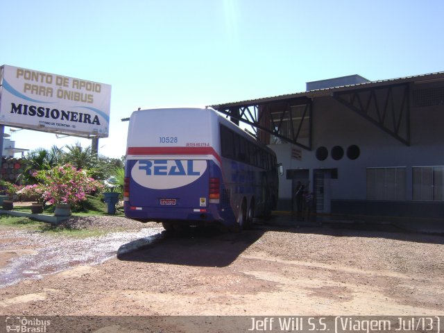 Real Transporte e Turismo 10528 na cidade de Paraíso do Tocantins, Tocantins, Brasil, por Jefferson Willian da Silva de Sousa. Número da foto: #1979096.