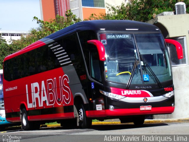 Lirabus 11063 na cidade de São Paulo, São Paulo, Brasil, por Adam Xavier Rodrigues Lima. Número da foto: #1978611.