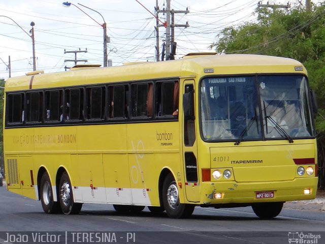 Viação Itapemirim 41011 na cidade de Teresina, Piauí, Brasil, por João Victor. ID da foto: 1981360.