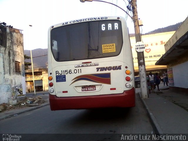 Transportadora Tinguá RJ 156.011 na cidade de Nova Iguaçu, Rio de Janeiro, Brasil, por André Luiz Nascimento. Número da foto: #1980656.