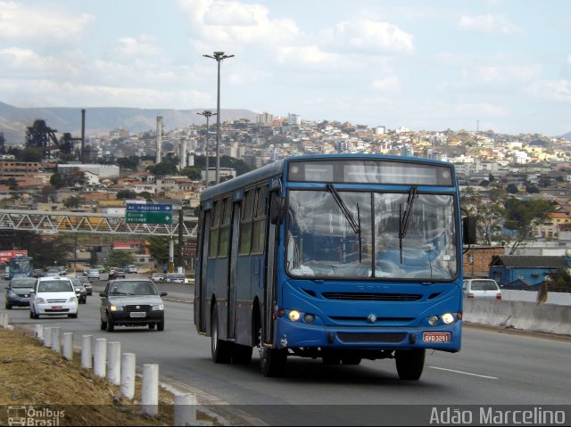 Ônibus Particulares GVQ3291 na cidade de Belo Horizonte, Minas Gerais, Brasil, por Adão Raimundo Marcelino. ID da foto: 1980702.