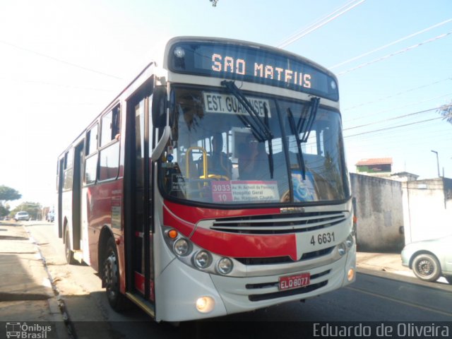 Transcooper > Norte Buss 4 6631 na cidade de São Paulo, São Paulo, Brasil, por Eduardo de Oliveira. Número da foto: #1979917.