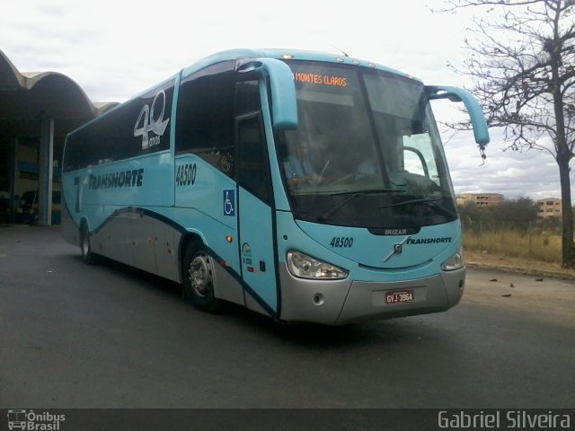 Transnorte - Transporte e Turismo Norte de Minas 48500 na cidade de Montes Claros, Minas Gerais, Brasil, por Gabriel Silveira. Número da foto: #1980542.