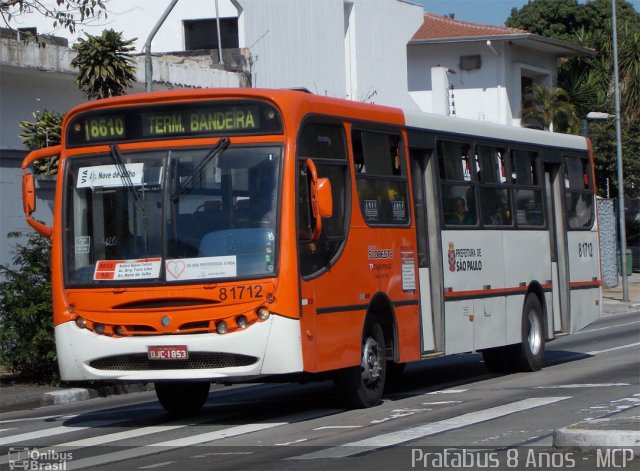 TRANSPPASS - Transporte de Passageiros 8 1712 na cidade de São Paulo, São Paulo, Brasil, por Cristiano Soares da Silva. ID da foto: 1983669.