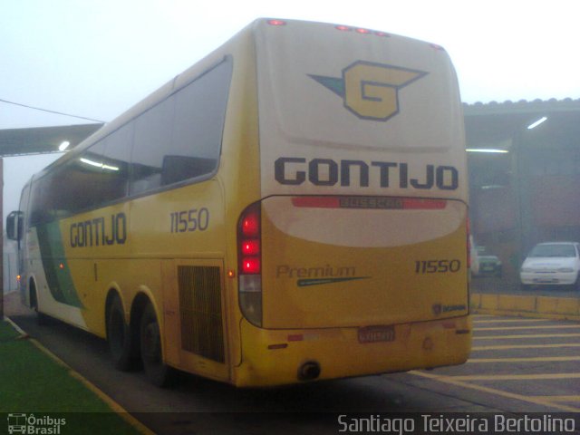 Empresa Gontijo de Transportes 11550 na cidade de Cascavel, Paraná, Brasil, por Santiago Teixeira Bertolino. ID da foto: 1983211.