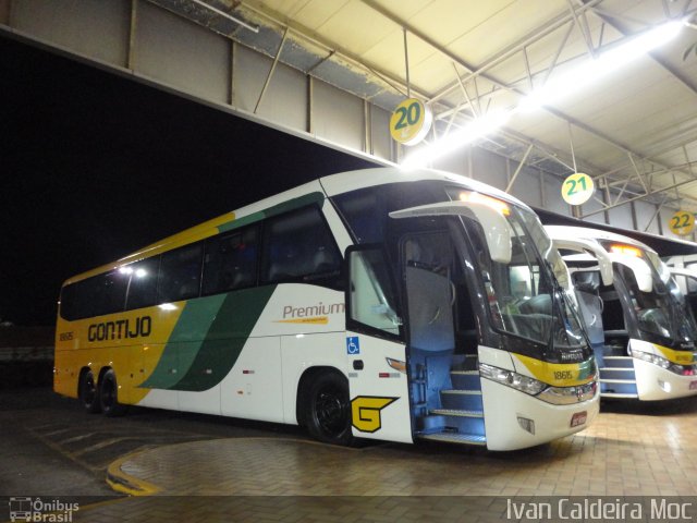 Empresa Gontijo de Transportes 18615 na cidade de Perdões, Minas Gerais, Brasil, por Ivan Caldeira Moc. Número da foto: #1983148.