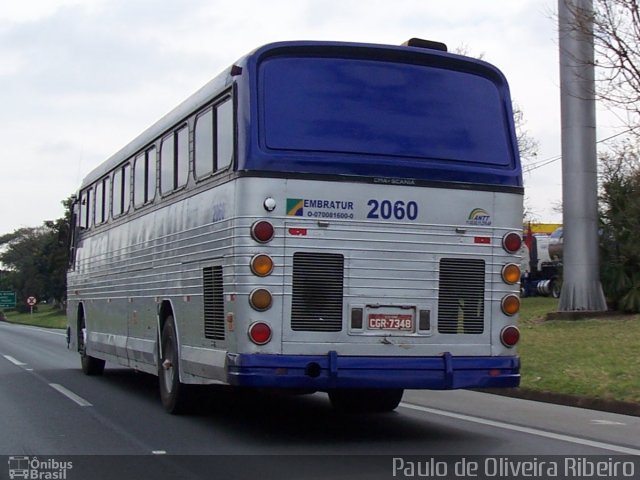Ônibus Particulares 2060 na cidade de Cosmópolis, São Paulo, Brasil, por Paulo de Oliveira Ribeiro. Número da foto: #1982265.