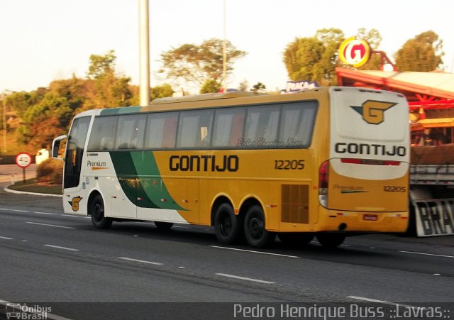 Empresa Gontijo de Transportes 12205 na cidade de Ribeirão Vermelho, Minas Gerais, Brasil, por Pedro Henrique Gumercindo da Silva. Número da foto: #1983769.