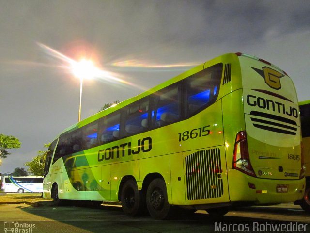 Empresa Gontijo de Transportes 18615 na cidade de São Paulo, São Paulo, Brasil, por Marcos Rohwedder. ID da foto: 1984160.