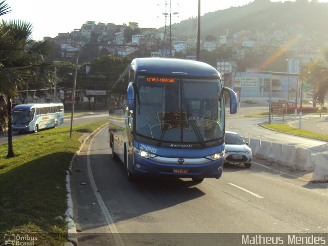 Viação Águia Branca 24140 na cidade de Vitória, Espírito Santo, Brasil, por Matheus Mendes. Número da foto: #1984394.