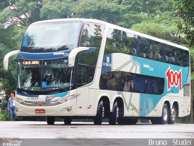 Auto Viação 1001 RJ 108.311 na cidade de São Paulo, São Paulo, Brasil, por Bruno Studer. Número da foto: #1986049.