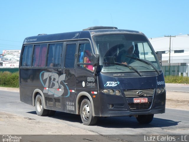 TBS - Travel Bus Service > Transnacional Fretamento 0805 na cidade de Jaboatão dos Guararapes, Pernambuco, Brasil, por Luiz Carlos de Santana. Número da foto: #1986996.