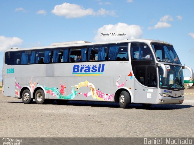 Trans Brasil > TCB - Transporte Coletivo Brasil 0309 na cidade de Vitória da Conquista, Bahia, Brasil, por Daniel  Machado. ID da foto: 1987676.