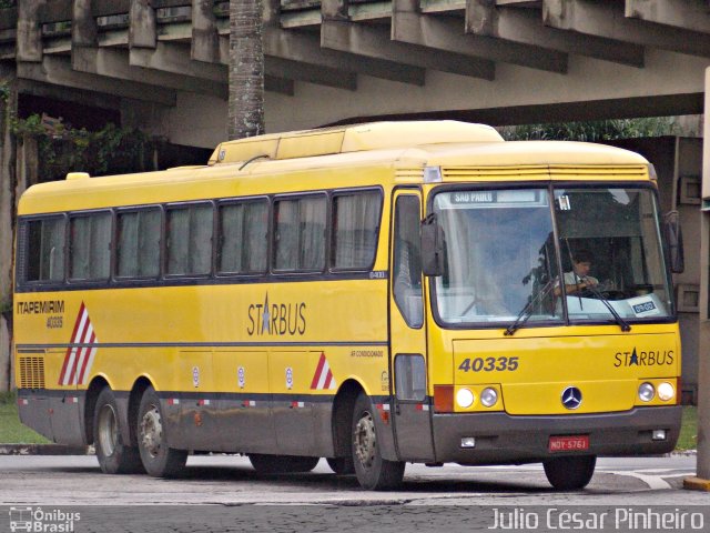 Viação Itapemirim 40335 na cidade de Santos, São Paulo, Brasil, por Julio César Pinheiro. ID da foto: 1986146.