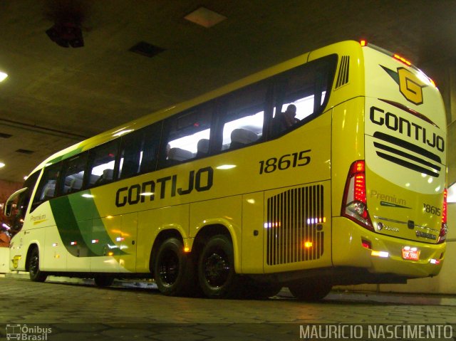 Empresa Gontijo de Transportes 18615 na cidade de Belo Horizonte, Minas Gerais, Brasil, por Maurício Nascimento. Número da foto: #1986678.