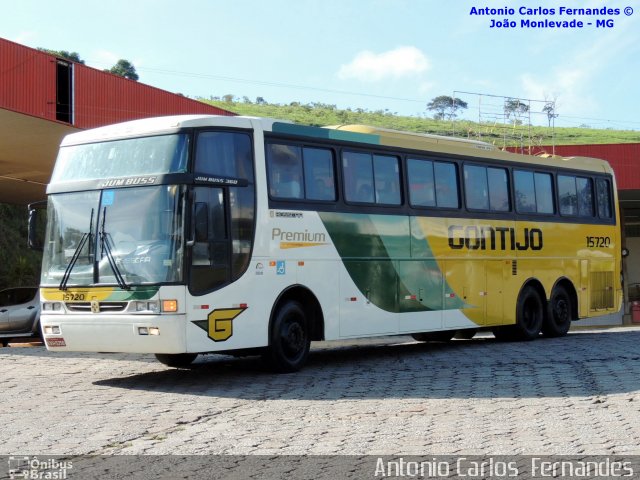 Empresa Gontijo de Transportes 15720 na cidade de João Monlevade, Minas Gerais, Brasil, por Antonio Carlos Fernandes. ID da foto: 1986555.