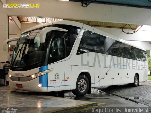 Auto Viação Catarinense 3337 na cidade de Joinville, Santa Catarina, Brasil, por Diego Charlis Coelho. ID da foto: 1989328.