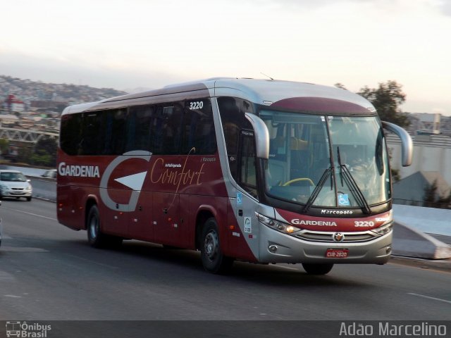Expresso Gardenia 3220 na cidade de Belo Horizonte, Minas Gerais, Brasil, por Adão Raimundo Marcelino. Número da foto: #1989939.