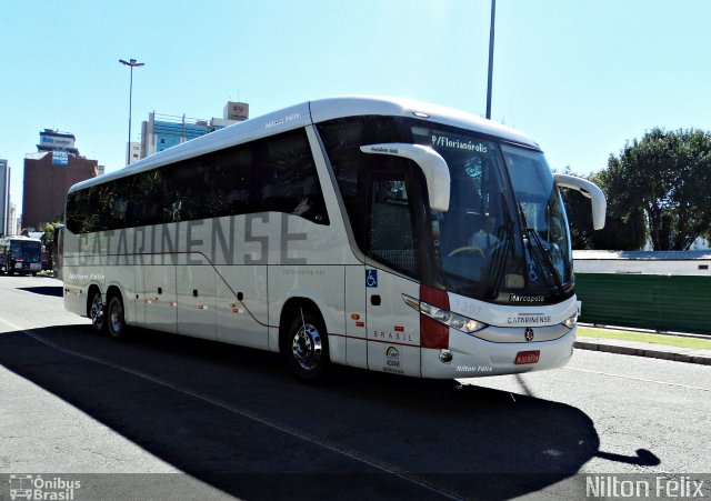 Auto Viação Catarinense 3307 na cidade de Curitiba, Paraná, Brasil, por Nilton Félix da Silva. Número da foto: #1989302.