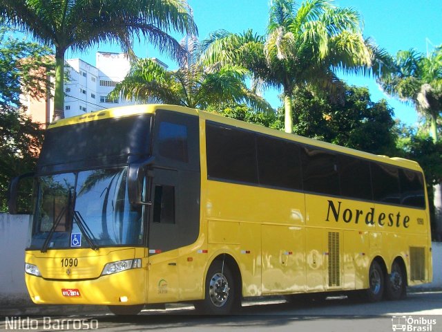 Viação Nordeste 1090 na cidade de Fortaleza, Ceará, Brasil, por Nildo Barroso. Número da foto: #1988334.