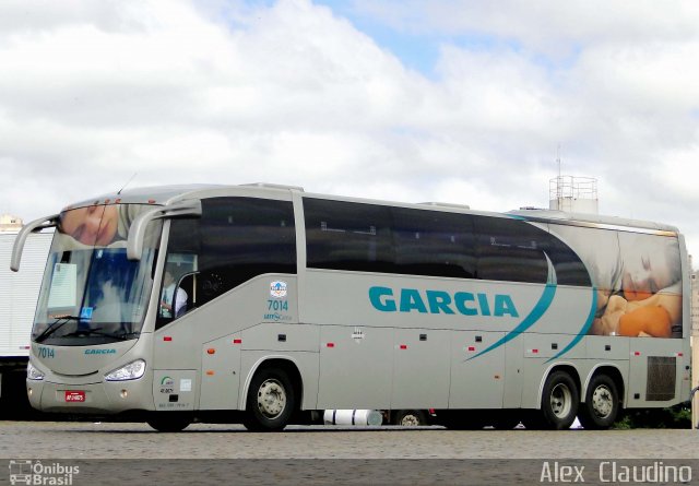 Viação Garcia 7014 na cidade de Londrina, Paraná, Brasil, por Alex  Claudino. ID da foto: 1991302.