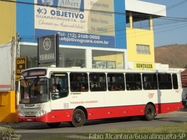 Empresa de Ônibus Pássaro Marron 1908 na cidade de Guaratinguetá, São Paulo, Brasil, por Fabio Alcantara. Número da foto: #1990816.