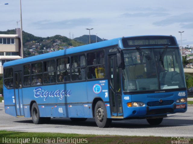 Biguaçu Transportes Coletivos Administração e Participação 418 na cidade de Florianópolis, Santa Catarina, Brasil, por Henrique Moreira Rodrigues. Número da foto: #1990524.
