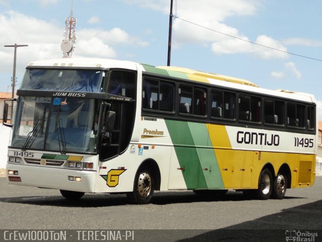 Empresa Gontijo de Transportes 11495 na cidade de Teresina, Piauí, Brasil, por Clemilton Rodrigues . ID da foto: 1991779.