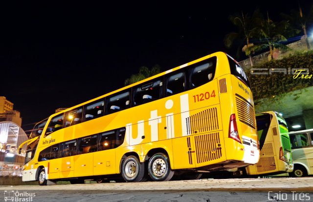 UTIL - União Transporte Interestadual de Luxo 11204 na cidade de Belo Horizonte, Minas Gerais, Brasil, por Caio Trés. ID da foto: 1993326.