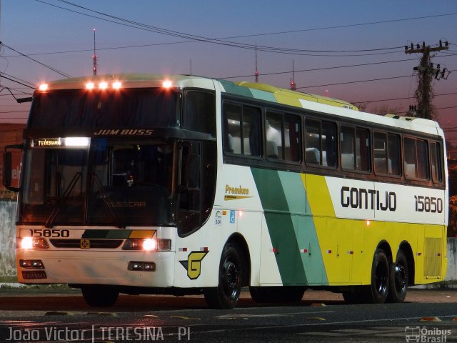 Empresa Gontijo de Transportes 15850 na cidade de Teresina, Piauí, Brasil, por João Victor. ID da foto: 1993891.