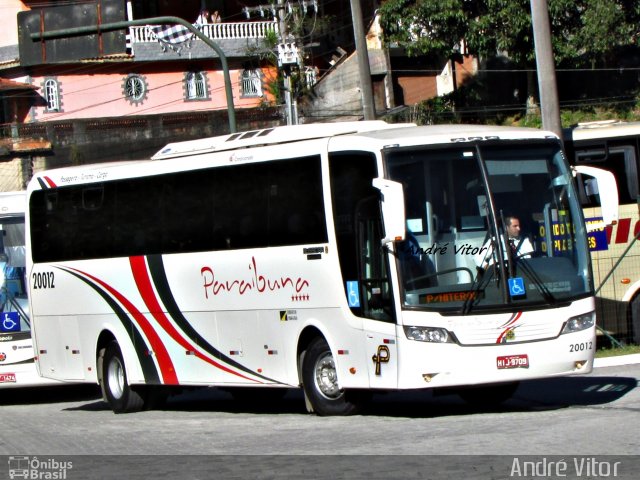 Paraibuna Transportes 20012 na cidade de Petrópolis, Rio de Janeiro, Brasil, por André Vitor  Silva dos Santos. Número da foto: #1995648.
