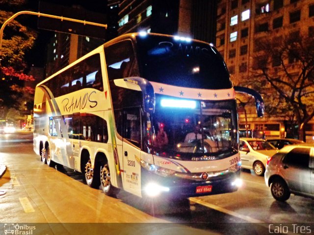 Ramos Turismo 3200 na cidade de Belo Horizonte, Minas Gerais, Brasil, por Caio Trés. ID da foto: 1995869.