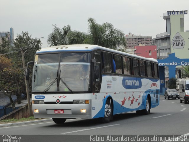 Marvan Turismo e Transportes 1020 na cidade de Aparecida, São Paulo, Brasil, por Fabio Alcantara. Número da foto: #1994870.