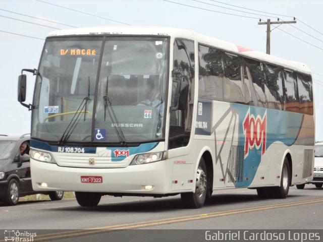 Auto Viação 1001 RJ 108.704 na cidade de Campos dos Goytacazes, Rio de Janeiro, Brasil, por Gabriel Cardoso Lopes. Número da foto: #1995638.