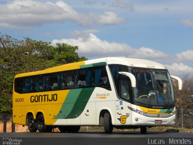 Empresa Gontijo de Transportes 18200 na cidade de Montes Claros, Minas Gerais, Brasil, por Lucas  Mendes. Número da foto: #1995862.