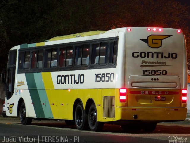 Empresa Gontijo de Transportes 15850 na cidade de Teresina, Piauí, Brasil, por João Victor. ID da foto: 1994209.