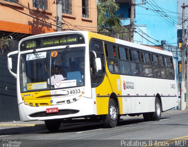 Cooperativa de Transportes Alternativos Nova Aliança 3 4033 na cidade de São Paulo, São Paulo, Brasil, por Cristiano Soares da Silva. ID da foto: 1998778.