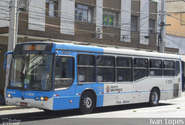 TUPI - Transportes Urbanos Piratininga 6 2550 na cidade de São Paulo, São Paulo, Brasil, por Ivan da Silva Lopes. Número da foto: #1997483.