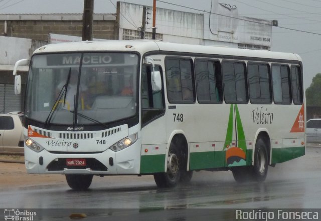 Auto Viação Veleiro 748 na cidade de Maceió, Alagoas, Brasil, por Rodrigo Fonseca. Número da foto: #1998746.